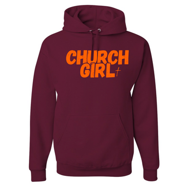 “CHURCH GIRL” UNISEX HOODIE